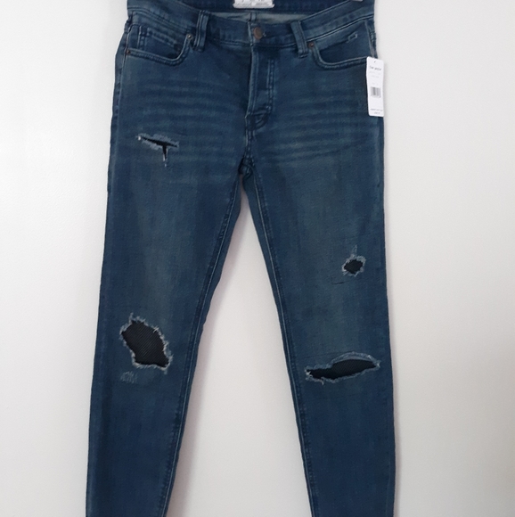 Free People Fishnet Jeans - Picture 2 of 5